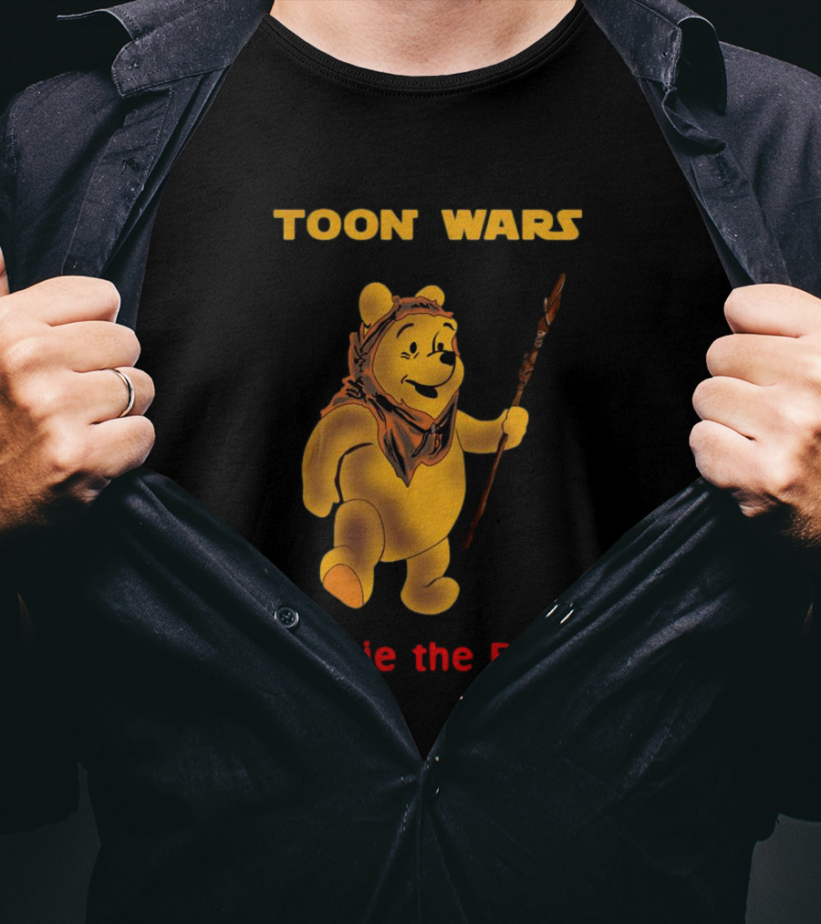 Toon Wars Winnie The Ewok Pooh Bear T-Shirt
