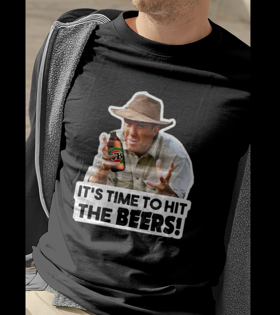 Russell Coight It's Time To Hit The Beers Beer Bottle Hat T-Shirt