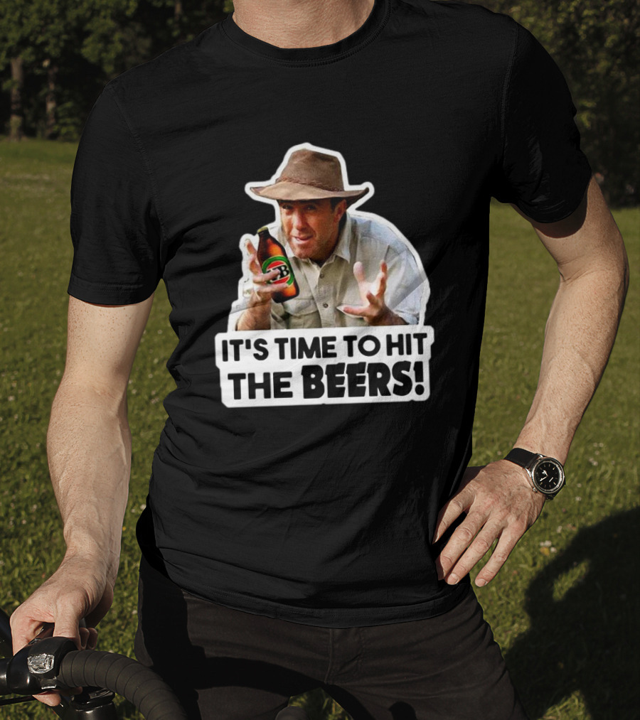 Russell Coight It's Time To Hit The Beers Beer Bottle Hat T-Shirt