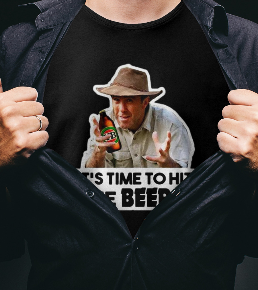 Russell Coight It's Time To Hit The Beers Beer Bottle Hat T-Shirt