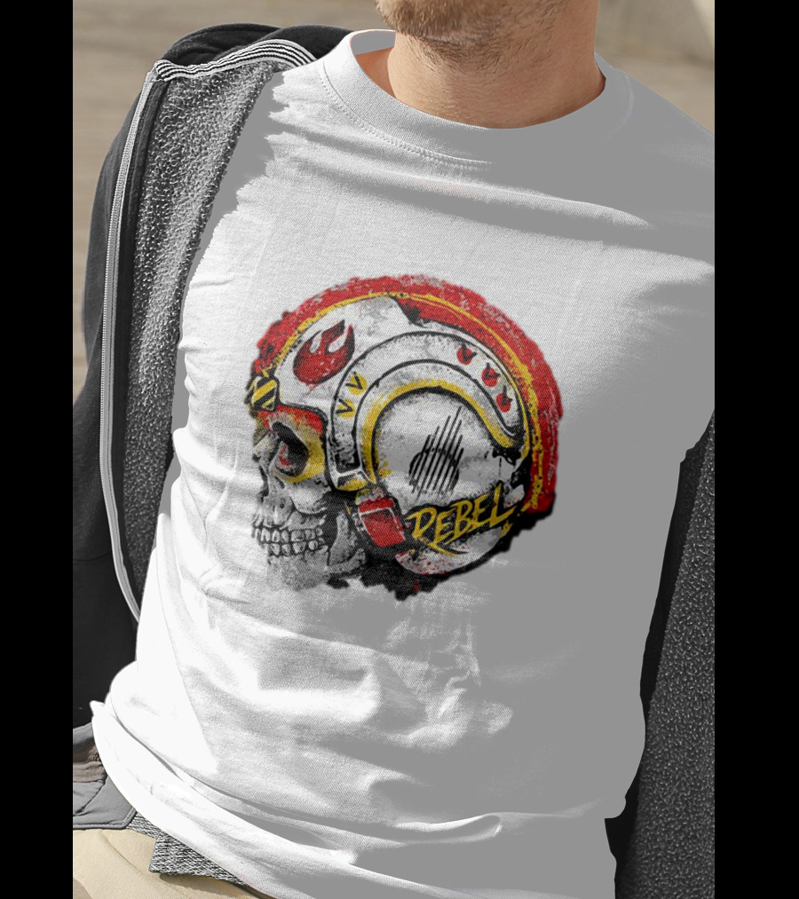 Star Wars Rebel Skull Helmet T-Shirt
