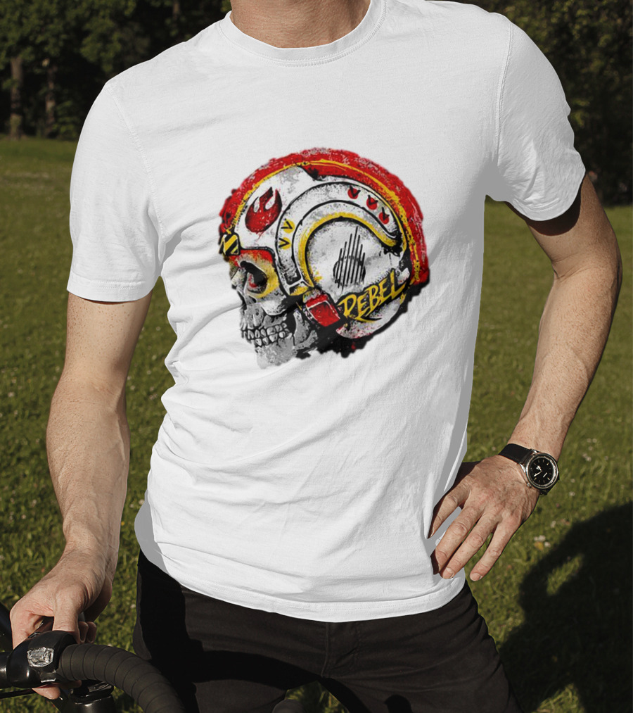 Star Wars Rebel Skull Helmet T-Shirt