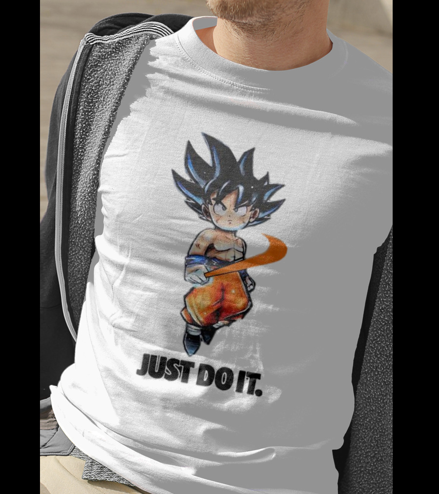 Son Goku Just Do It Dragon Ball Crossover T-Shirt