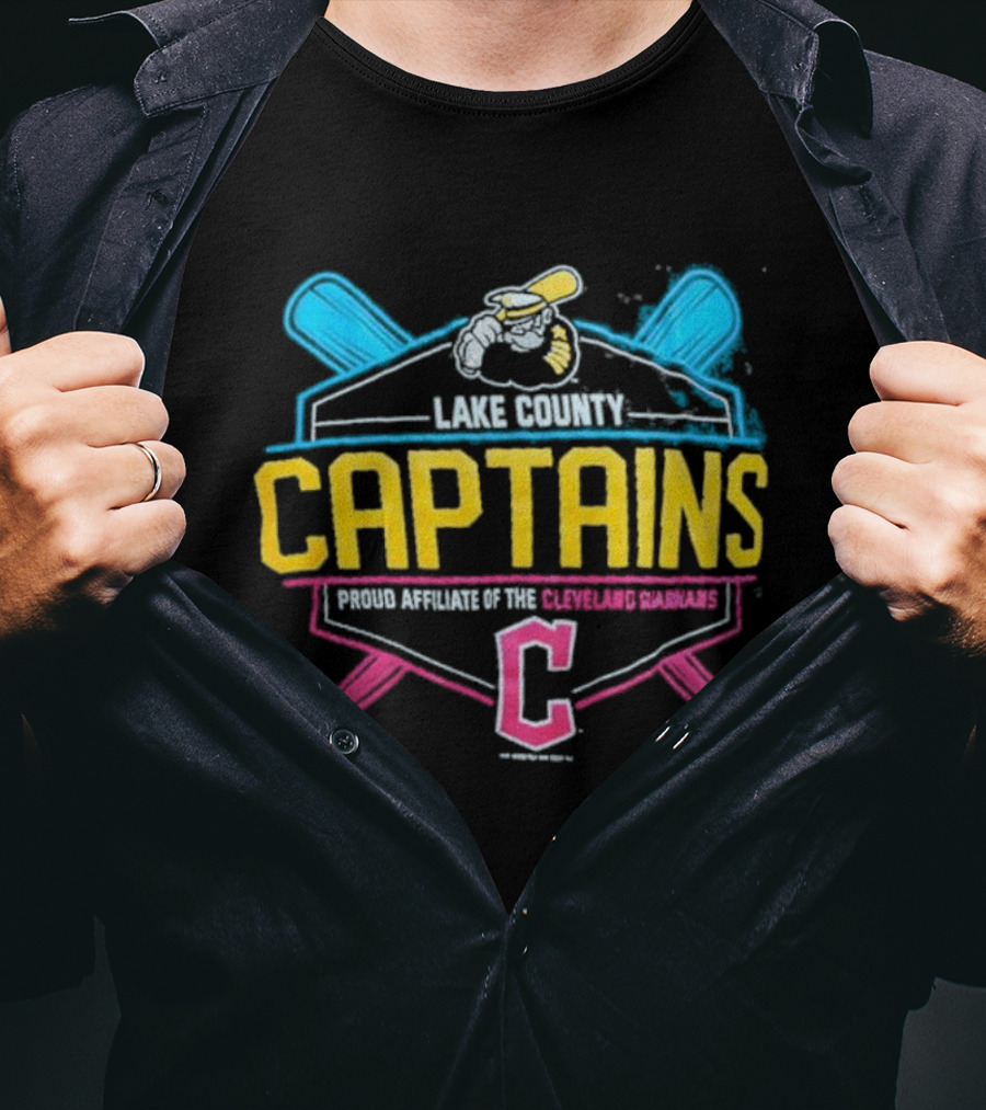 Lake County Captains Proud Affiliate Of The Cleveland Guardians T-Shirt