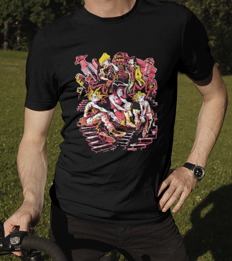 Off Duty Duelists Yugioh Characters Street Style Urban T-Shirt