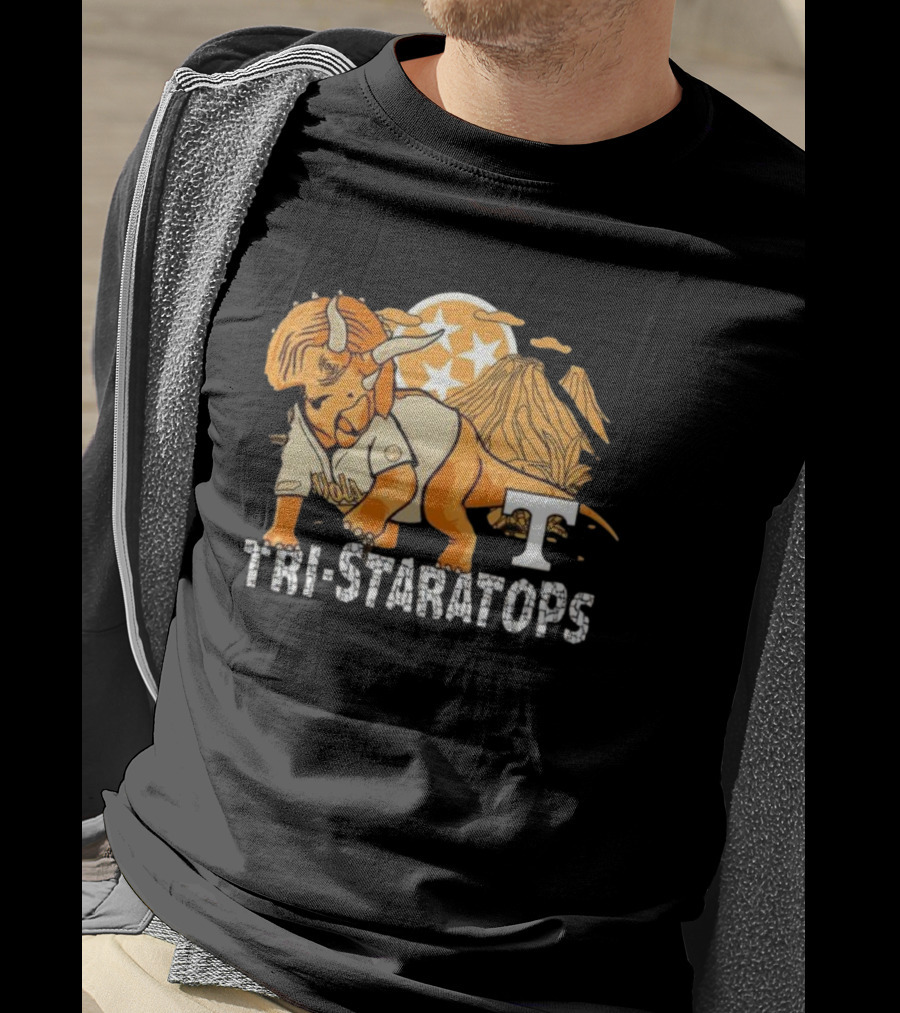 Tri-staratops Omavols Baseball Tennessee Mountain Stars T-Shirt