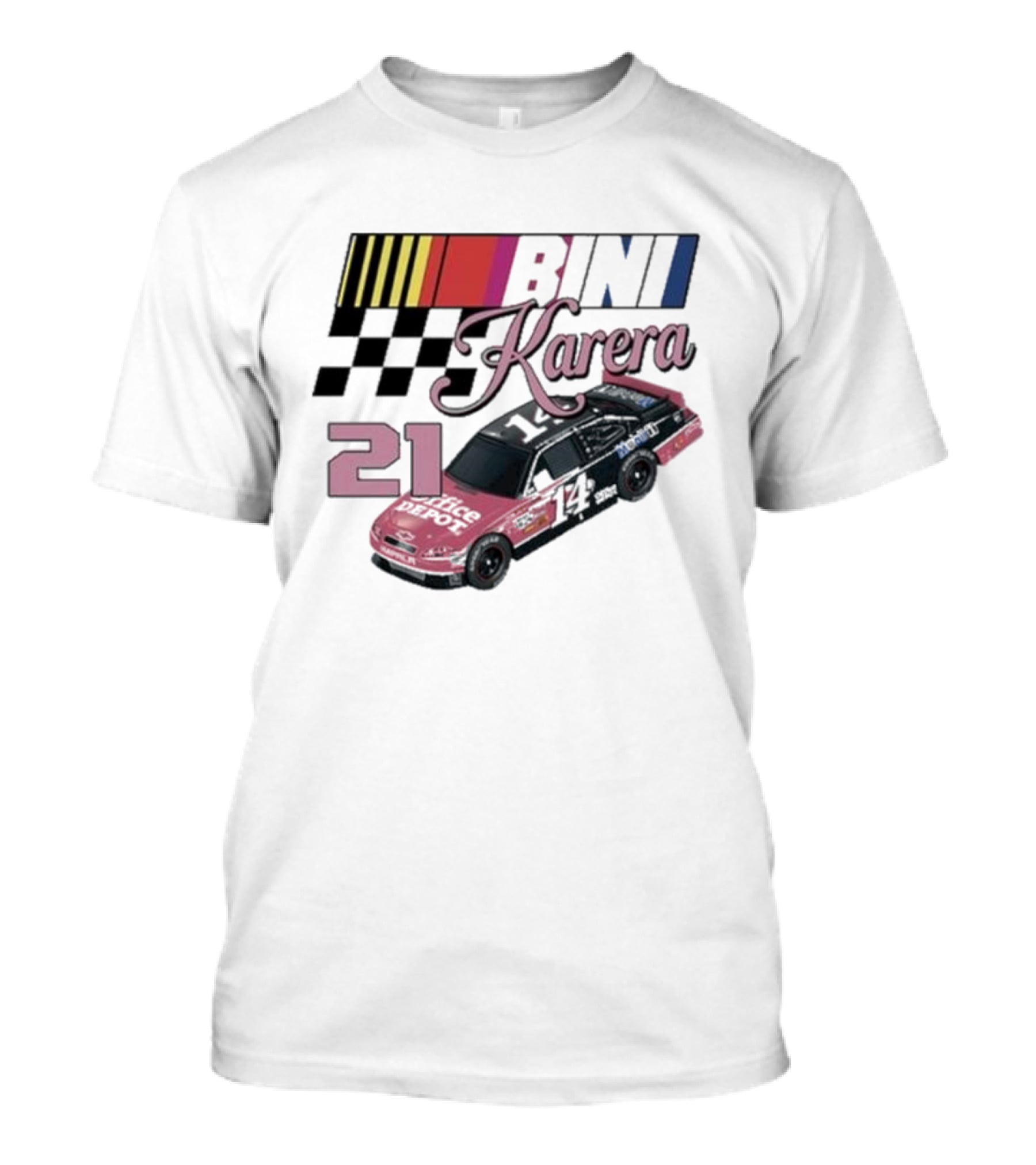 Bini Karera 21 Race Car Office Depot T-Shirt
