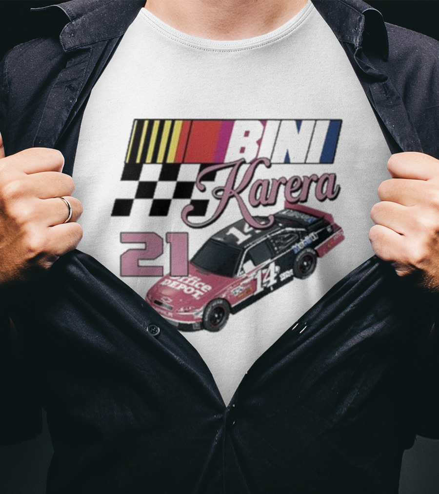 Bini Karera 21 Race Car Office Depot T-Shirt