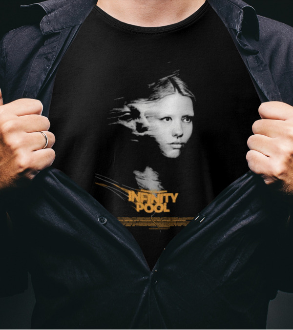 Brandon Cronenberg Infinity Pool Movie Poster Face And Text T-Shirt