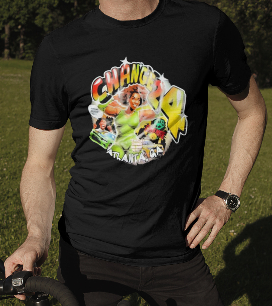 Change 24 Atlanta GA June 16th Black Pro Wrestling Rules T-Shirt
