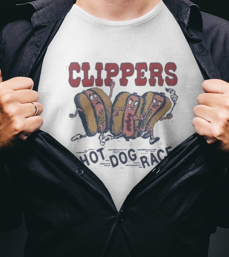 Clippers Hot Dog Race T-Shirt