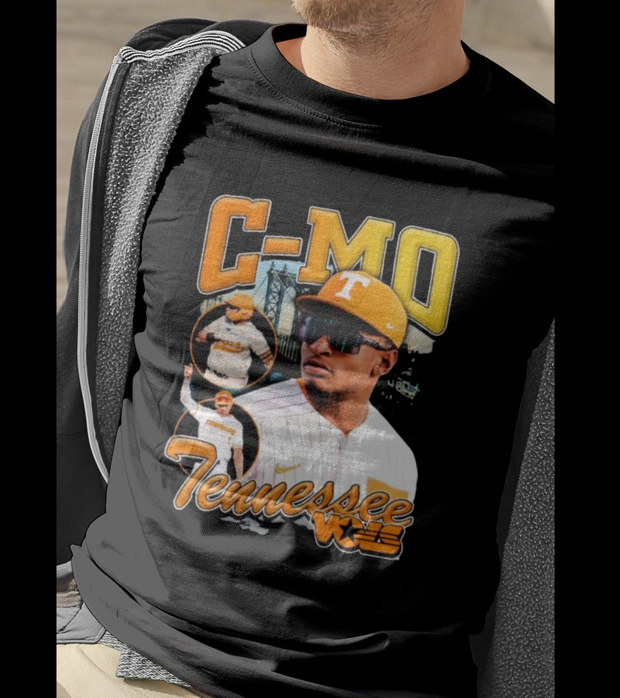 C-MO Tennessee Vols Baseball Vintage T-Shirt