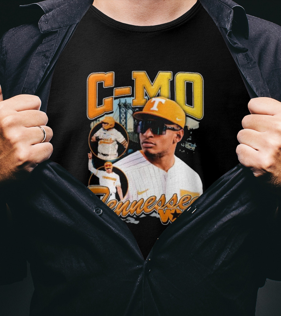 C-MO Tennessee Vols Baseball Vintage T-Shirt
