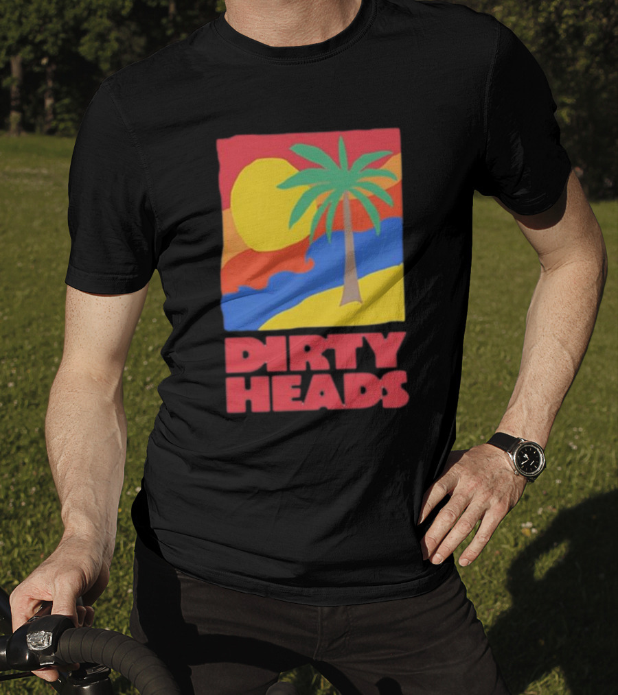 Dirty Heads Palm Tree Sunset Beach Vibes T-Shirt