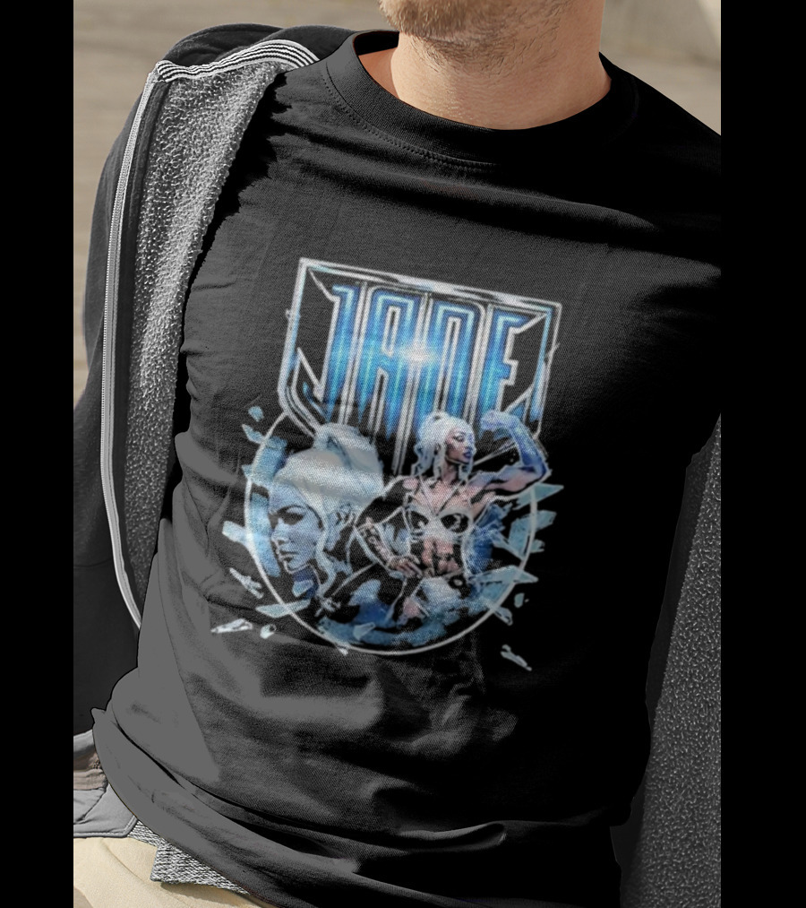 Jade Shattered Glass Power Pose T-Shirt