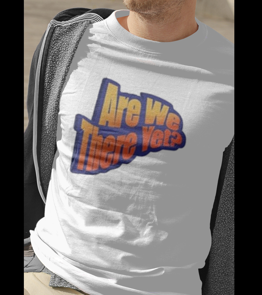 James Marriott Are We There Yet Retro Text T-Shirt