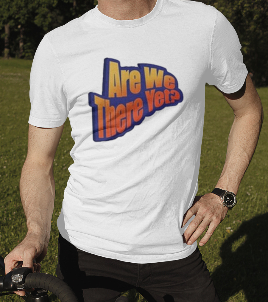 James Marriott Are We There Yet Retro Text T-Shirt