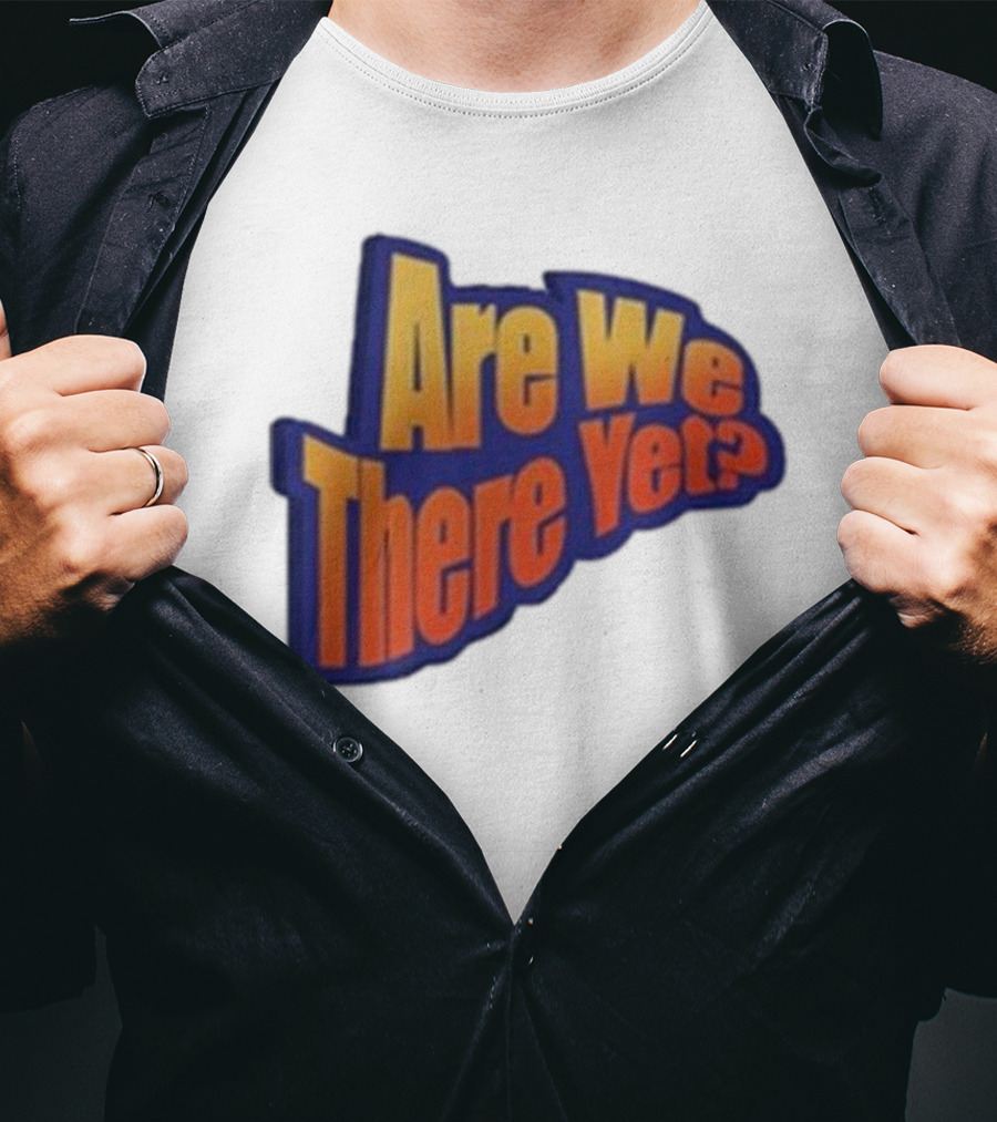 James Marriott Are We There Yet Retro Text T-Shirt
