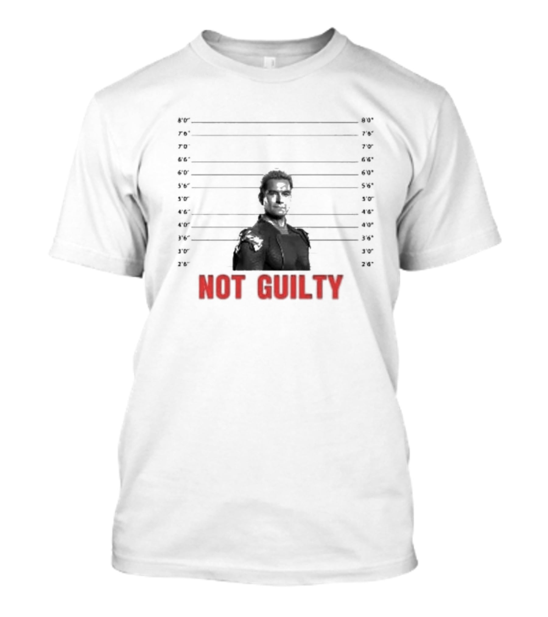 Homelander Not Guilty Mugshot T-Shirt