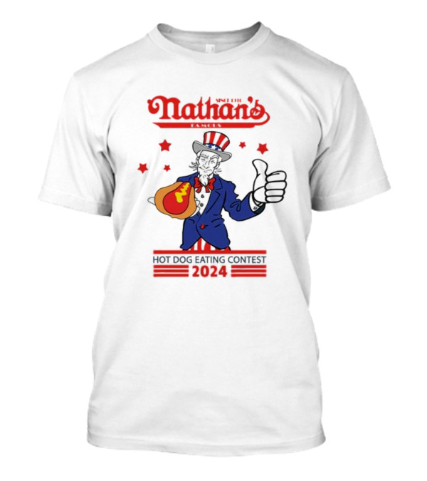 Nathan's Famous 2024 Hot Dog Eating Contest T-Shirt