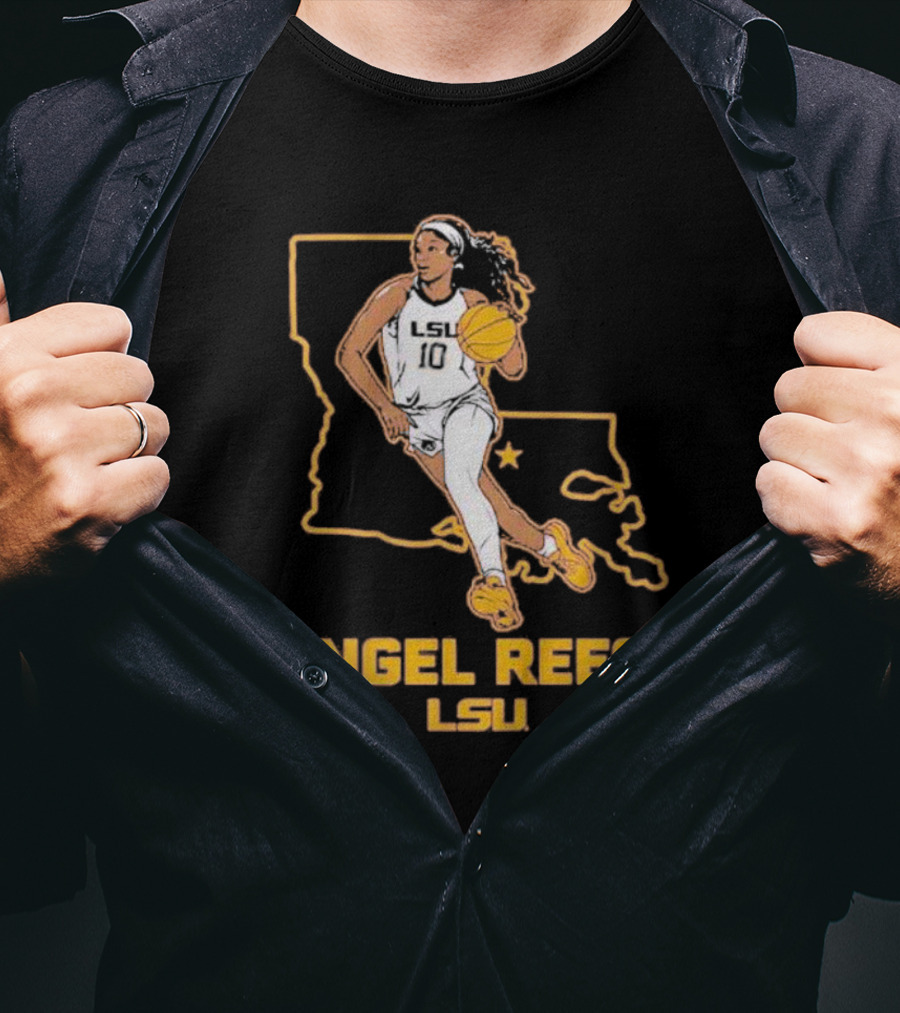 Angel Reese LSU Basketball Star Louisiana State T-Shirt