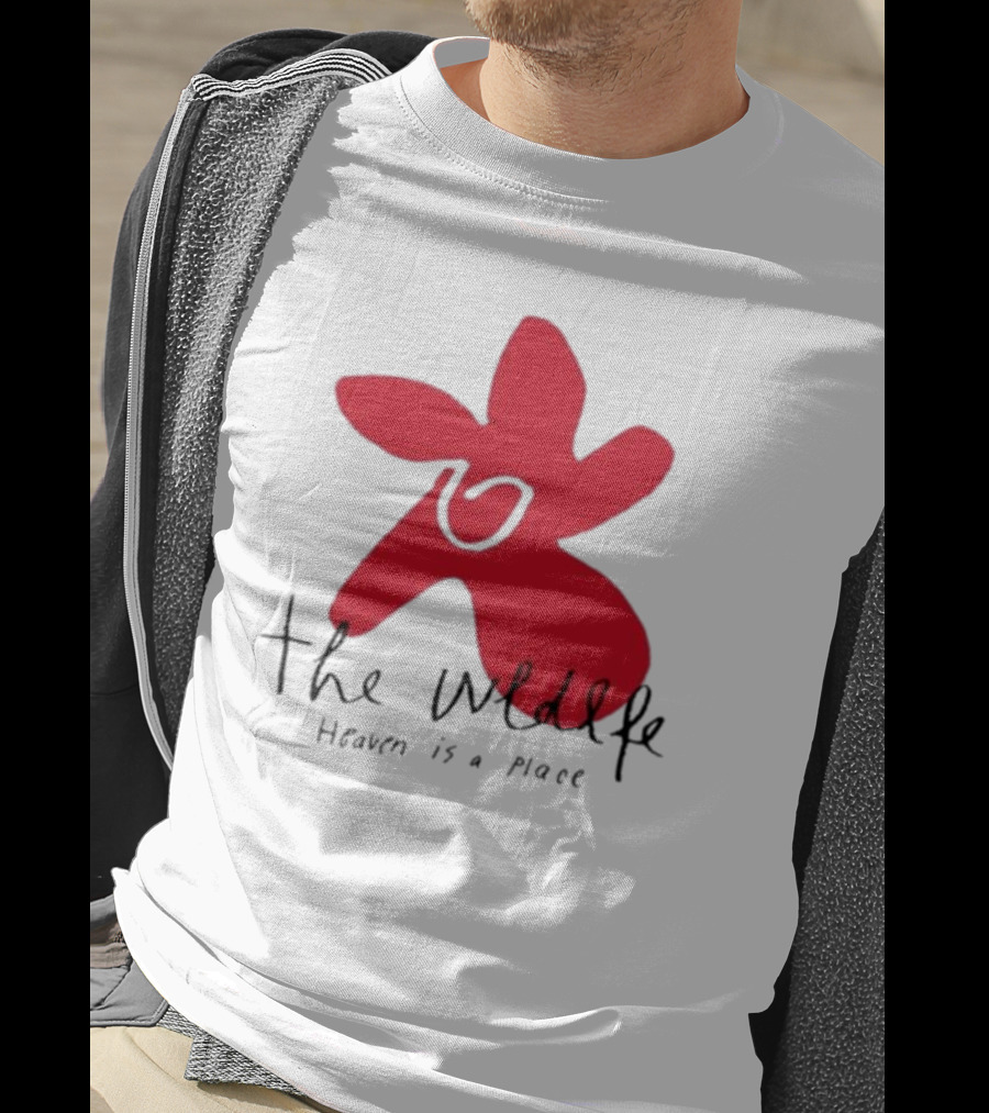 The Wldlfe Heaven Is A Place Red Flower T-Shirt