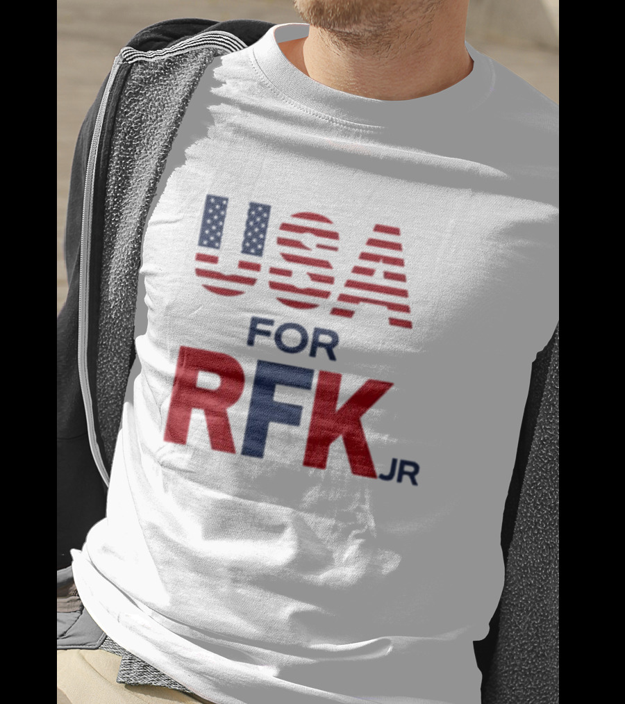 USA For RFK Jr American Flag T-Shirt