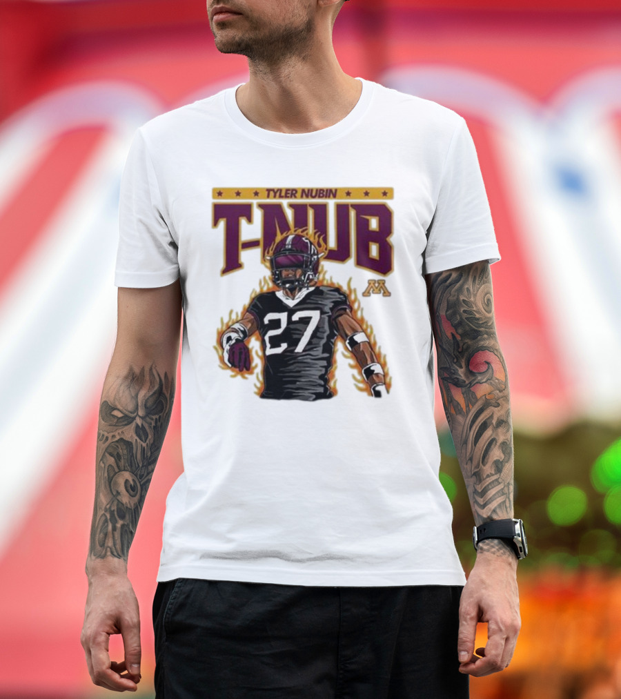 Ncaa Football Tyler Nubin T-Nub Defensive Back 27 Youth T-Shirt
