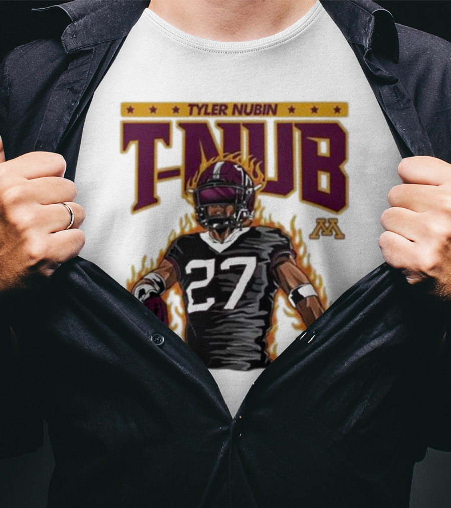 Ncaa Football Tyler Nubin T-Nub Defensive Back 27 Youth T-Shirt