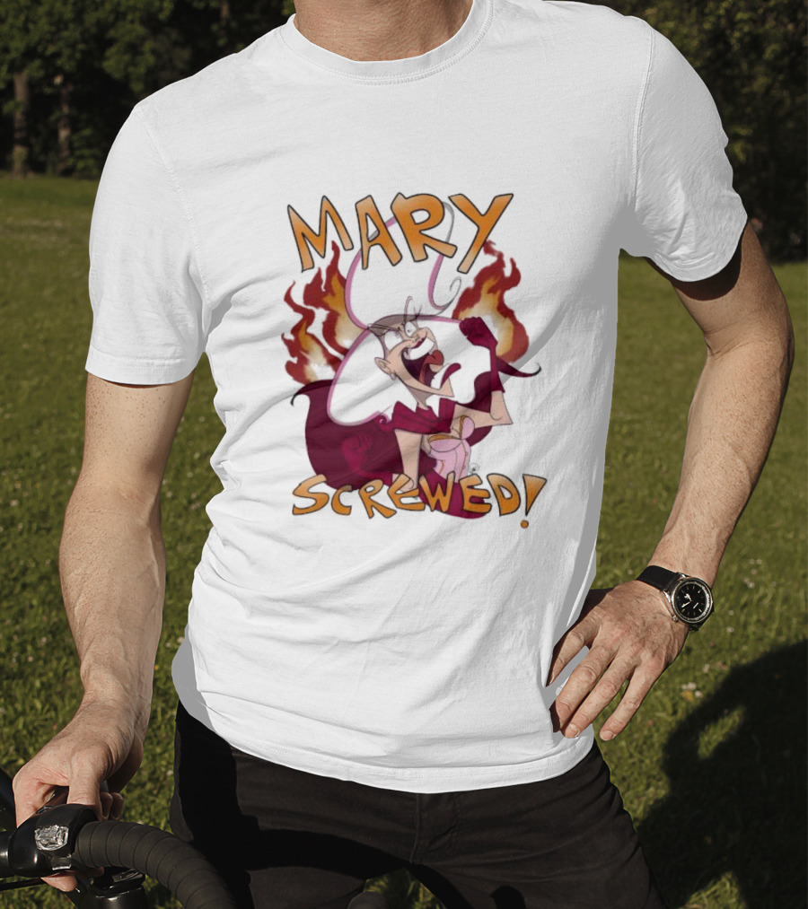 Mortal Kombat Mary Screwed Angry Fire T-Shirt