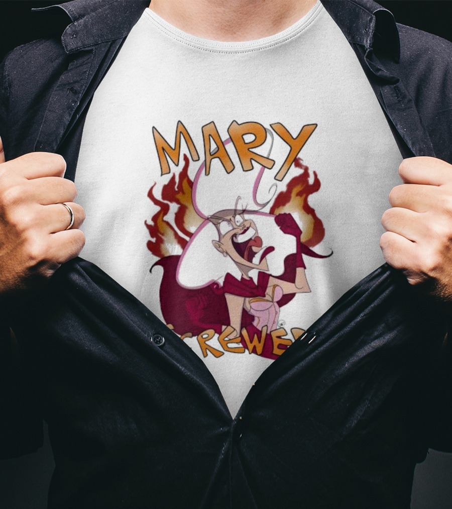 Mortal Kombat Mary Screwed Angry Fire T-Shirt