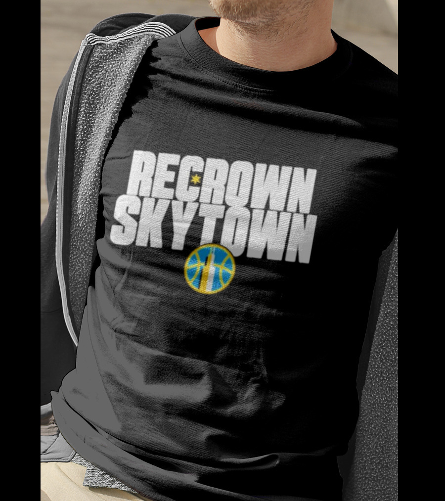 Recrown Skytown Basketball Skyline Star T-Shirt