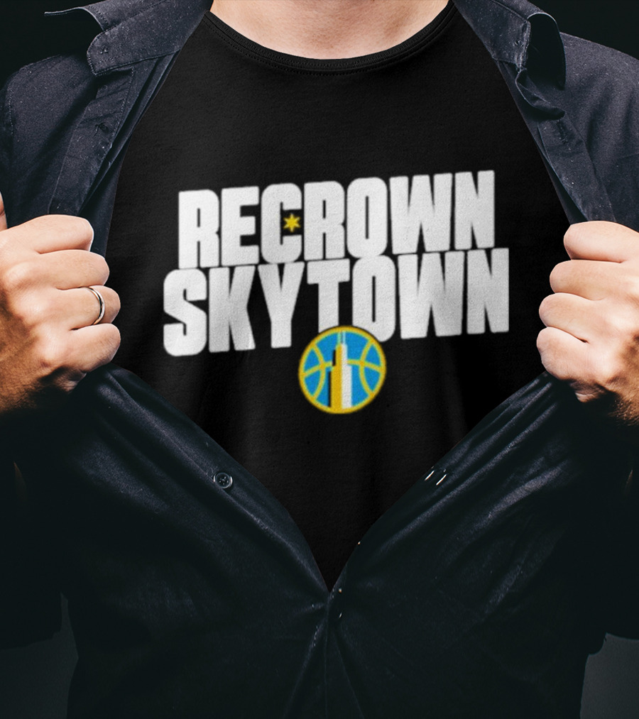 Recrown Skytown Basketball Skyline Star T-Shirt
