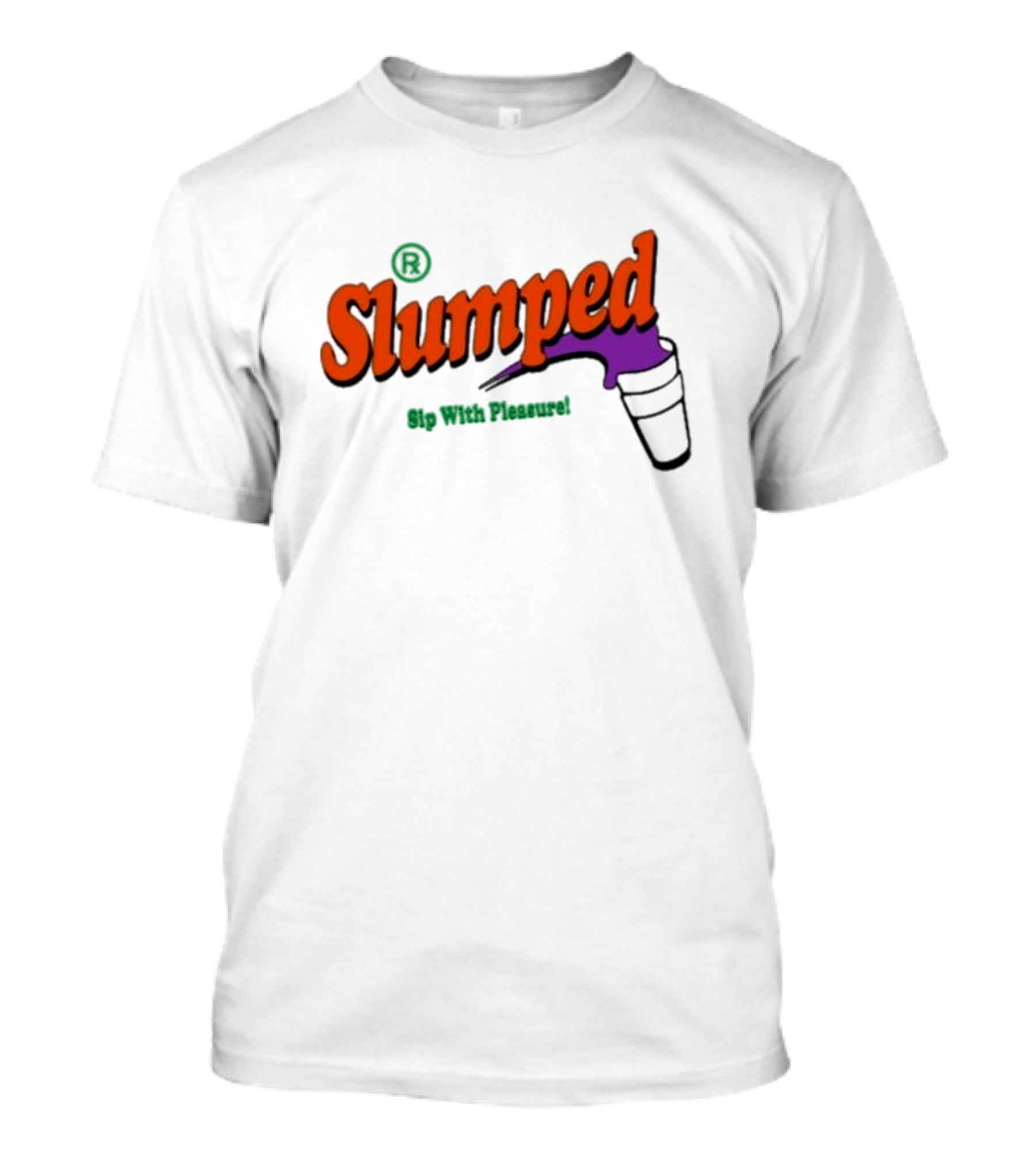 Slumpedboyz Newport Sip With Pleasure Slumped Cup T-Shirt