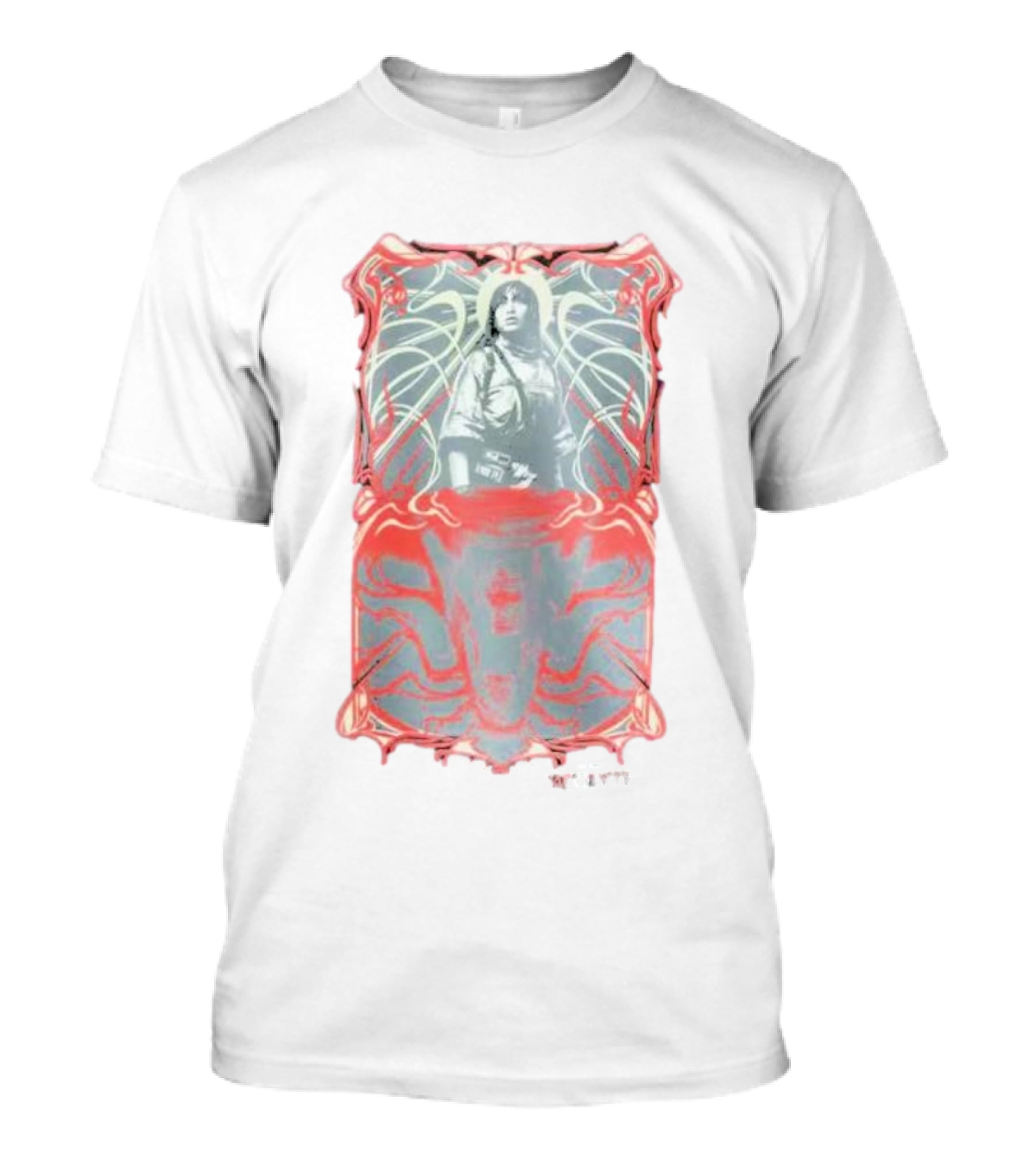 Star Wars The Acolyte Red And Silver Character T-Shirt