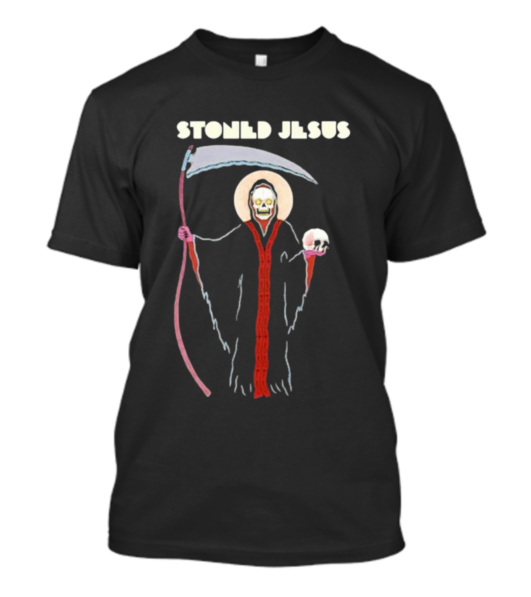 Stoned Jesus The Harvest Grim Reaper Bones T-Shirt