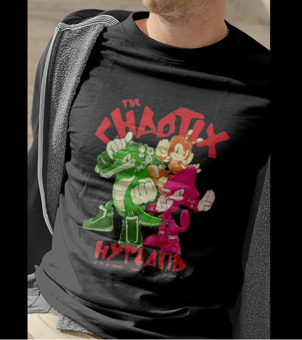 The Chaotix Hypland Vector The Crocodile Charmy Bee Espio The Chameleon T-Shirt