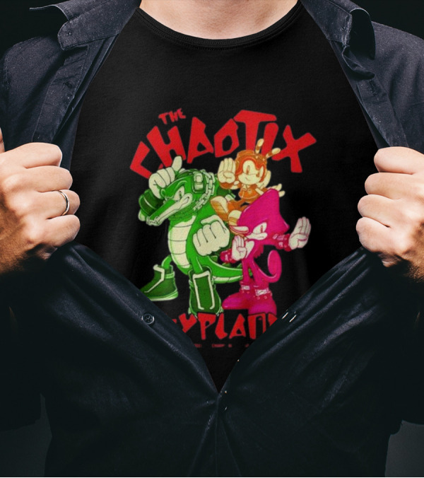 The Chaotix Hypland Vector The Crocodile Charmy Bee Espio The Chameleon T-Shirt