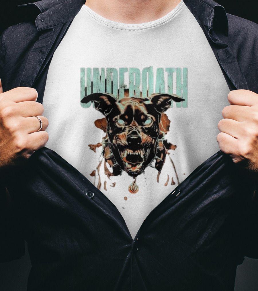 Underoath Emo’s Not Dead Horror Dog Fierce Canine T-Shirt