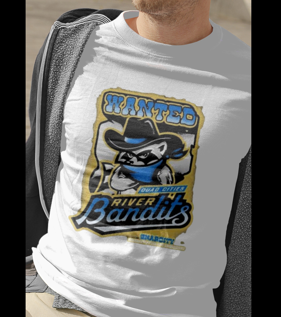 Wanted Quad Cities River Bandits Gnarcity Collectors And Knickleheads T-Shirt