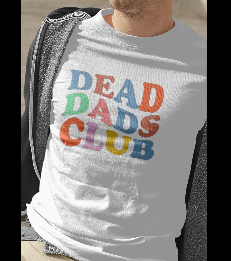 Wenshmoople Multicolored Dead Dads Club T-Shirt