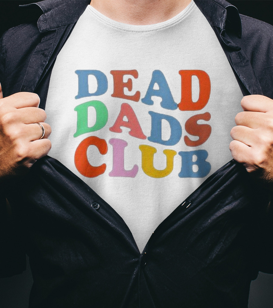 Wenshmoople Multicolored Dead Dads Club T-Shirt