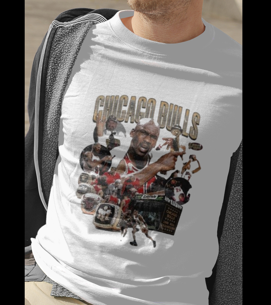 Chicago Bulls NBA Legends And Victory Celebrations T-Shirt