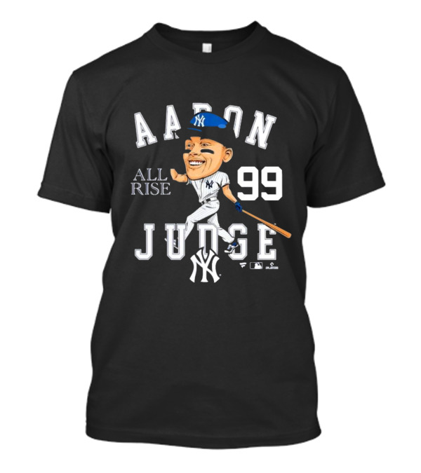 Aaron Judge New York Yankees 99 All Rise Caricature T-Shirt