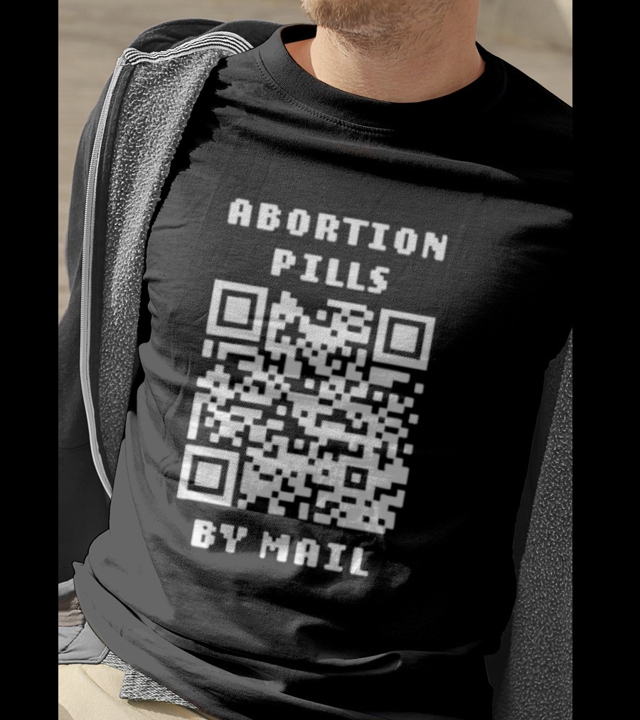 Abortion Pills By Mail QR Code T-Shirt