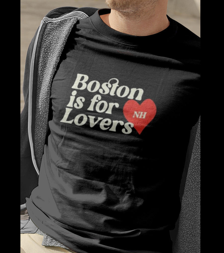 Boston Is For Lovers NH Heart T-Shirt