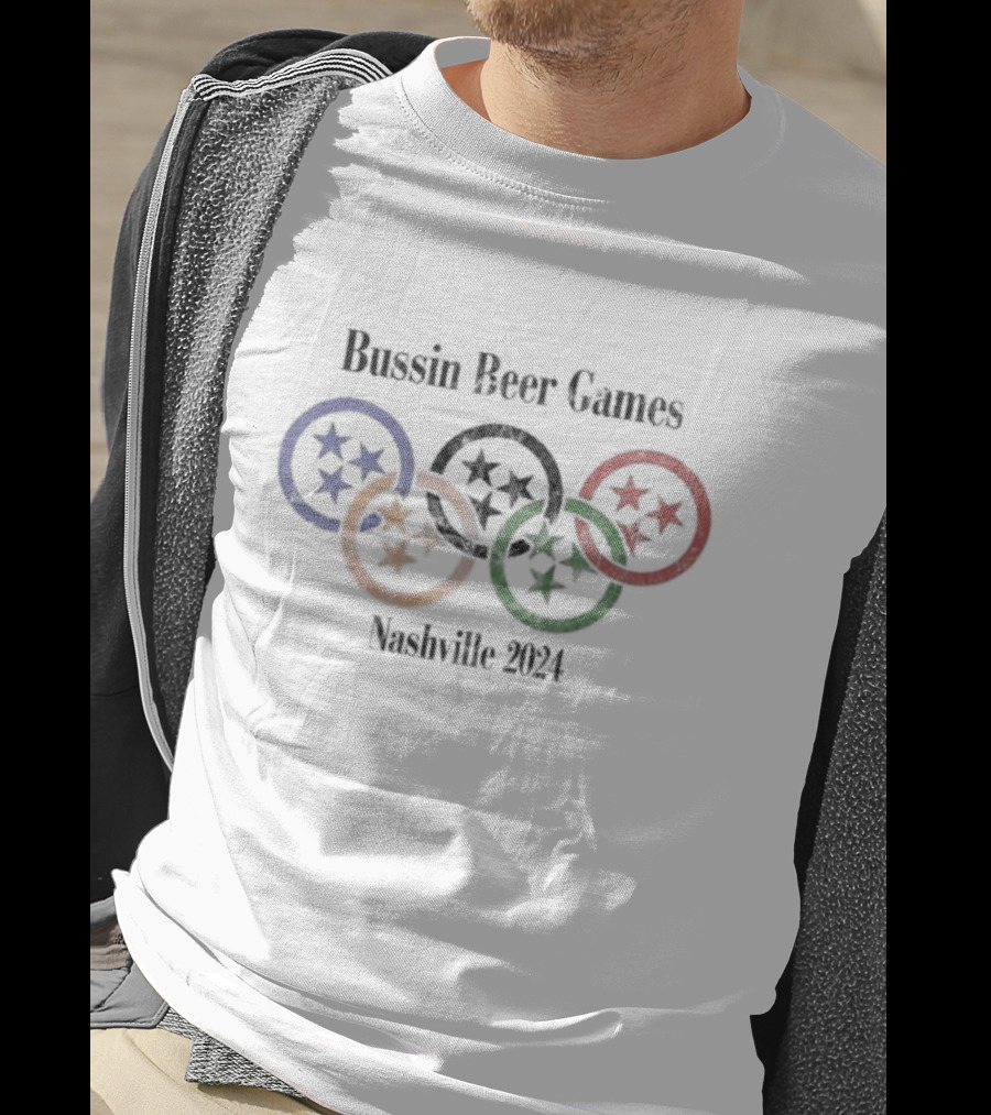 Bussin’ With The Boys Bussin Beer Games Nashville T-Shirt