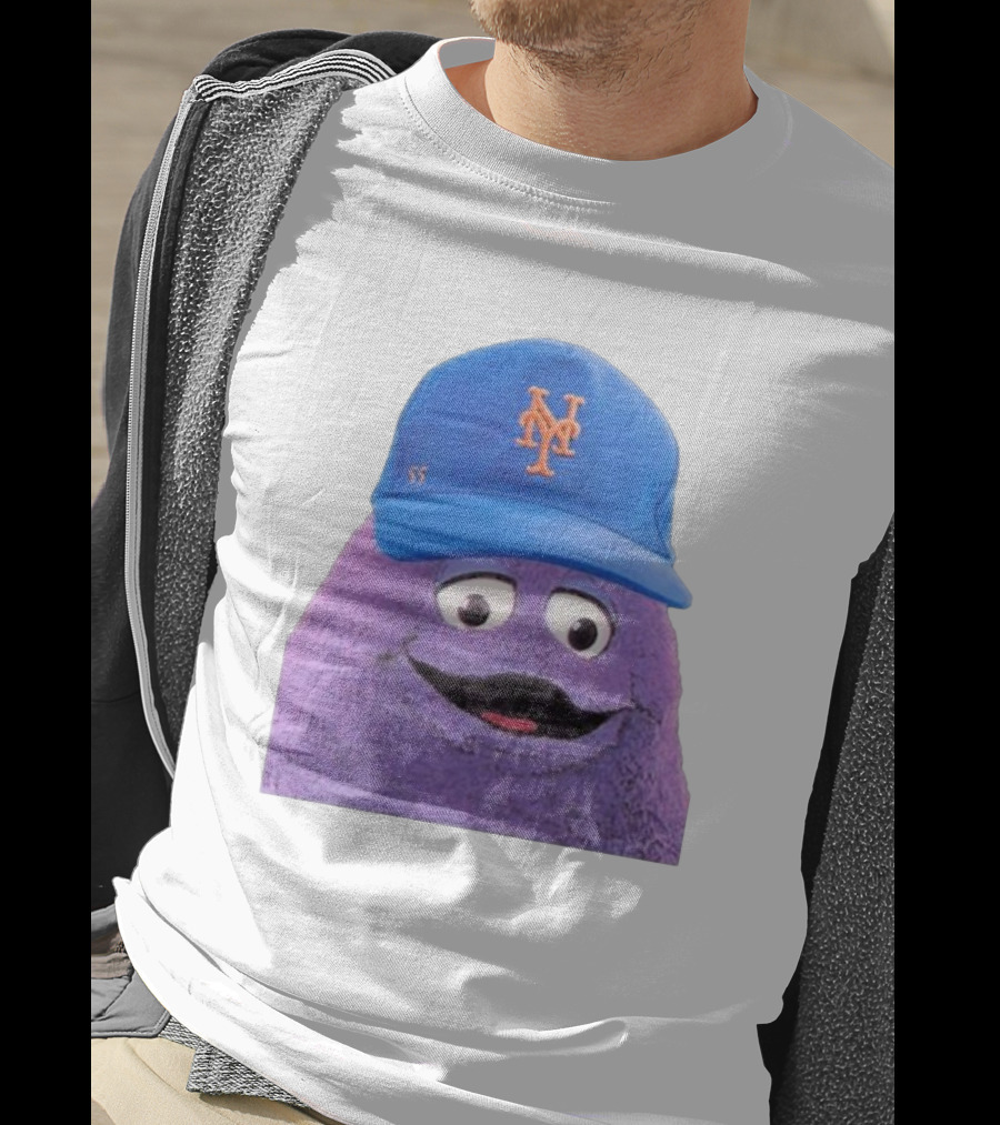 Lgm Grimace New York Mets Mascot Baseball Cap T-Shirt