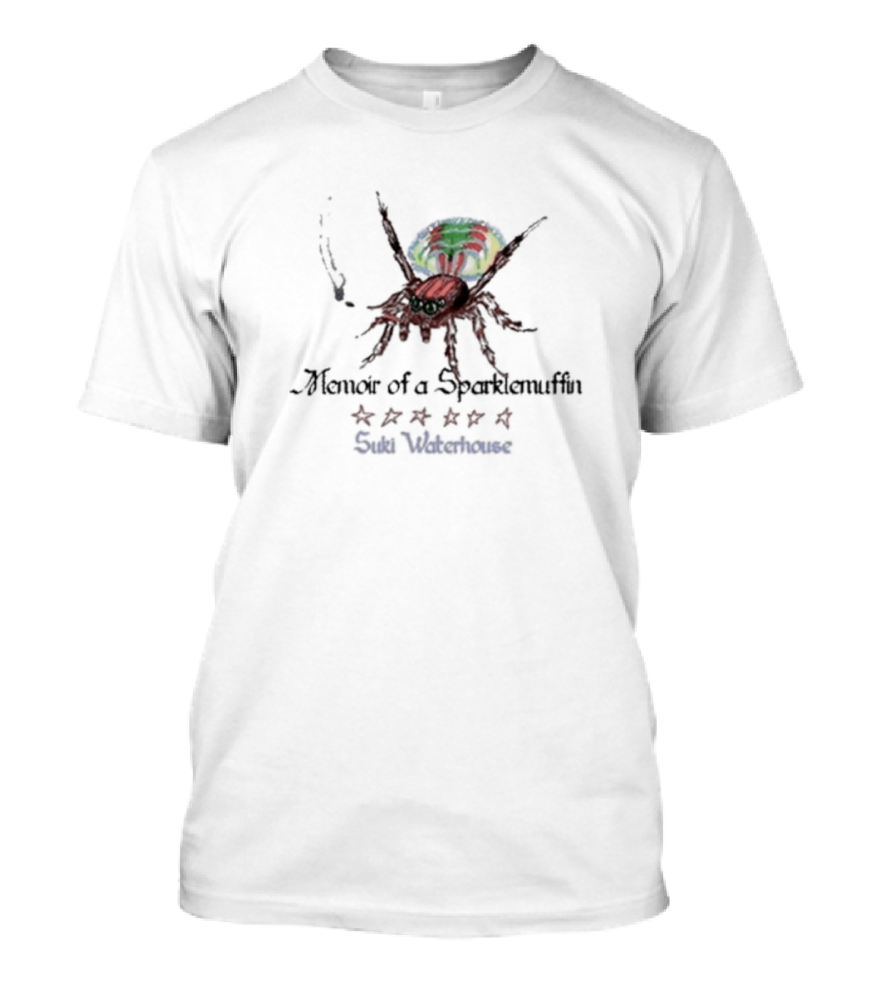 Memoir Of A Sparklemuffin Suki Waterhouse Rainbow Spider T-Shirt