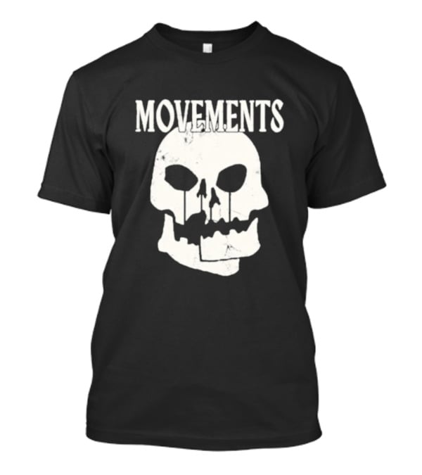 Movements Afraid To Die Skull Graphic Iconic T-Shirt